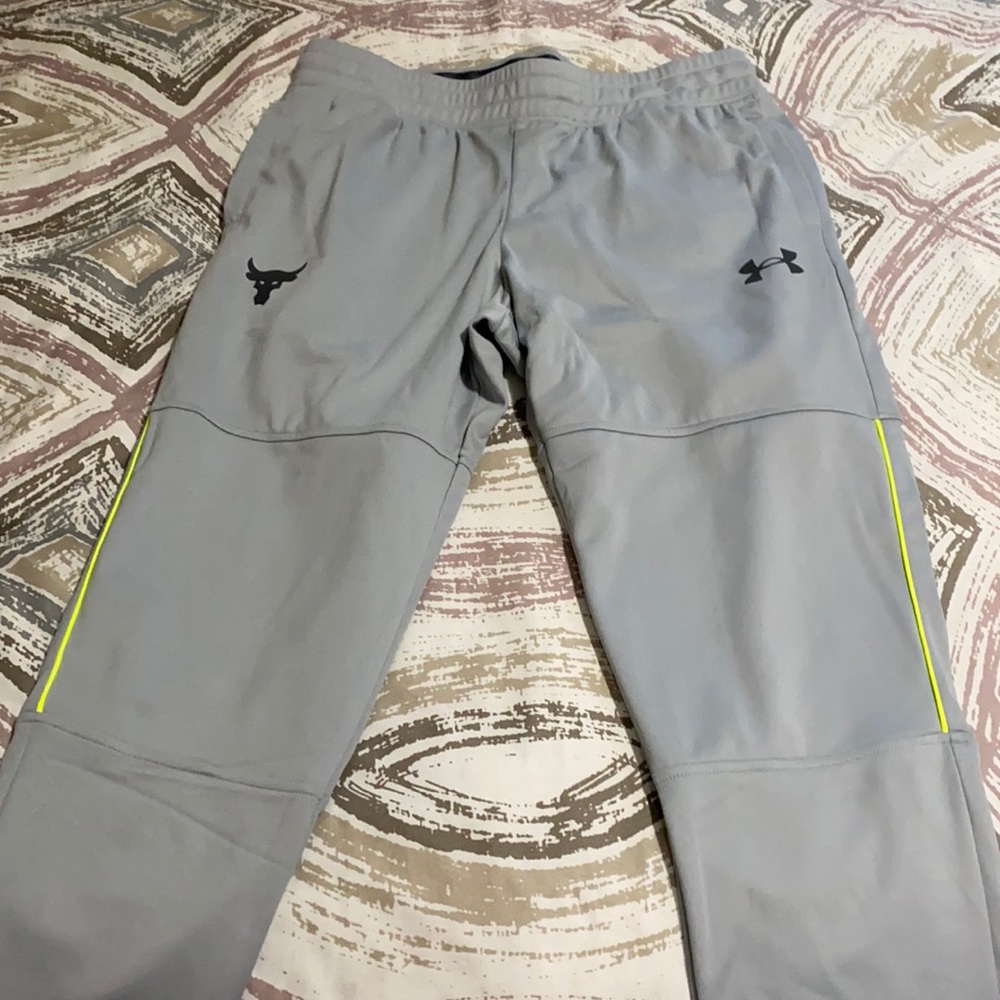 Under Armour the rock sweatpants.